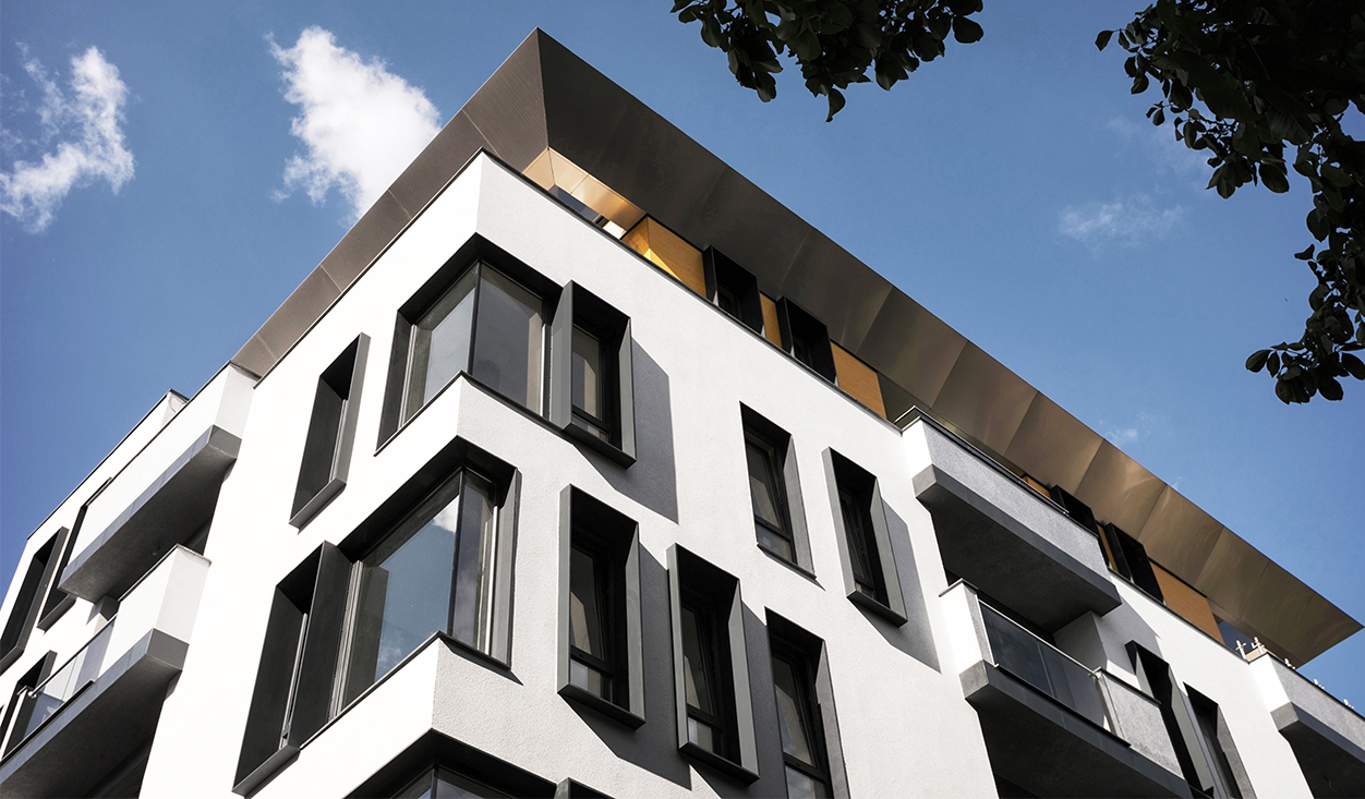 жилищна сграда в Плевен със силиконова мазилка