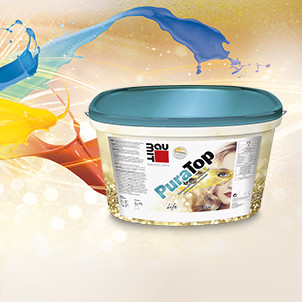 Използването на бои и мазилки в наситени цветове  е вече лесно