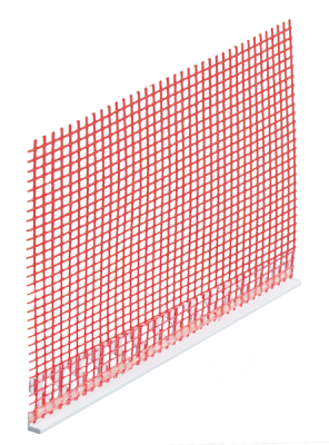 Баумит Профил завършващ пластмасов с мрежа